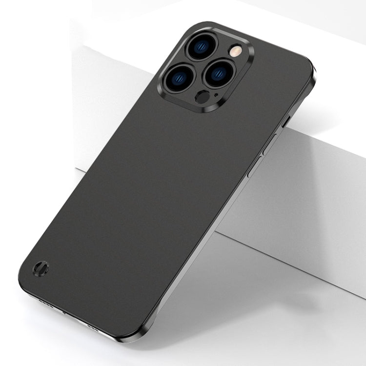 For iPhone 14 Pro Electroplating Frosted Frameless Phone Case