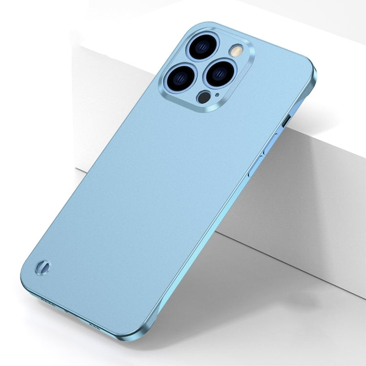 For iPhone 14 Pro Max Electroplating Frosted Frameless Phone Case
