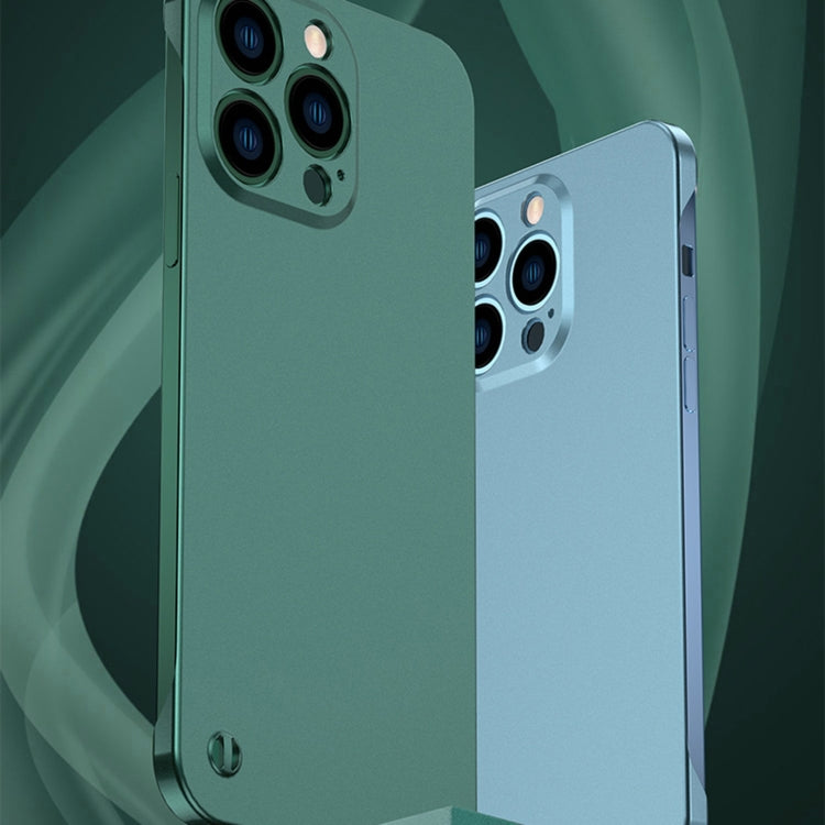 For iPhone 14 Pro Max Electroplating Frosted Frameless Phone Case