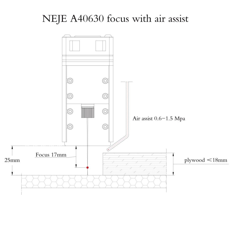 NEJE MASTER 3 Plus Laser Engraver with A40630 Laser Module