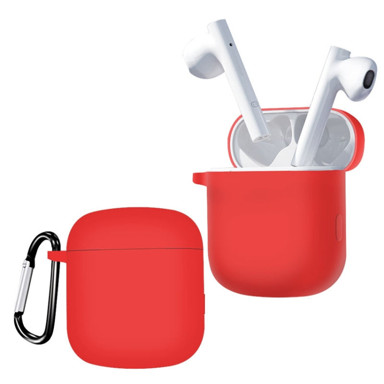 For Xiaodu Pure Color Bluetooth Earphone Soft Silicone Protective Case With Hook