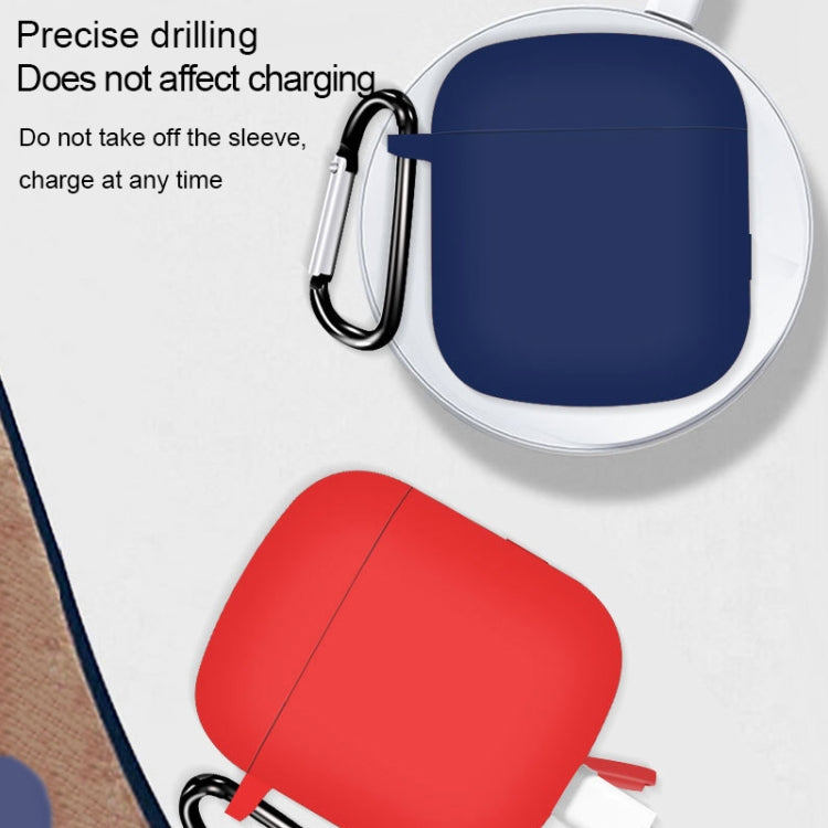 For Xiaodu Pure Color Bluetooth Earphone Soft Silicone Protective Case With Hook