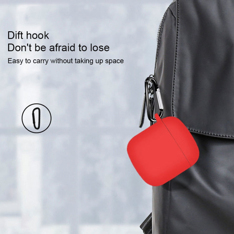 For Xiaodu Pure Color Bluetooth Earphone Soft Silicone Protective Case With Hook