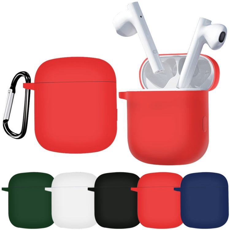 For Xiaodu Pure Color Bluetooth Earphone Soft Silicone Protective Case With Hook