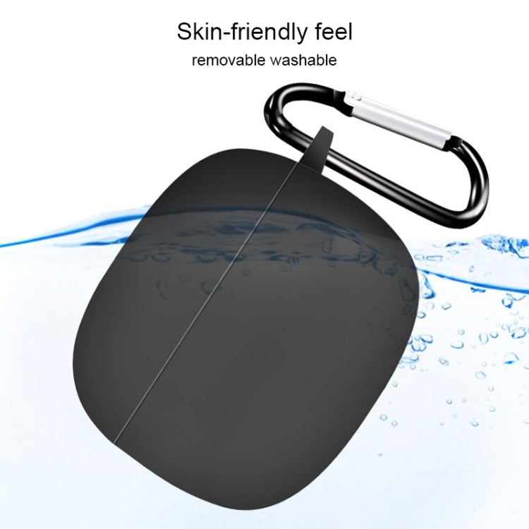 For Meizu Meilan Blus Air Pure Color Bluetooth Earphone Soft Silicone Protective Case With Hook
