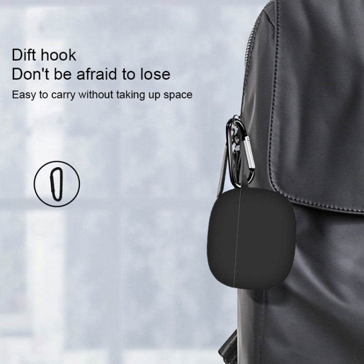 For Meizu Meilan Blus Air Pure Color Bluetooth Earphone Soft Silicone Protective Case With Hook
