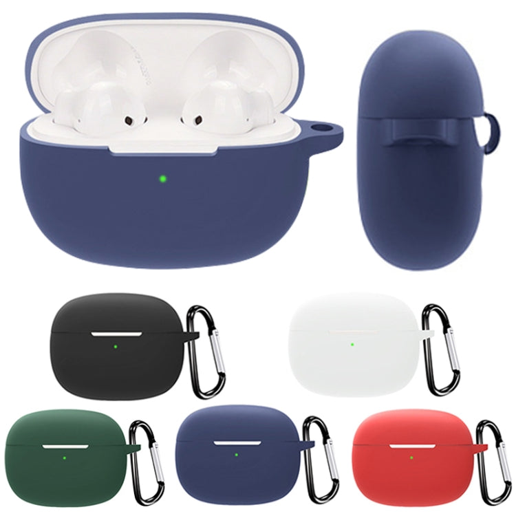 For Meizu Meilan Blus Air Pure Color Bluetooth Earphone Soft Silicone Protective Case With Hook