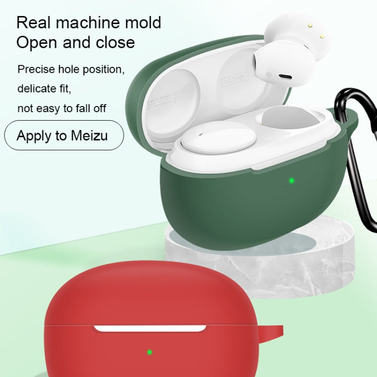 For Meizu POP 3 Pure Color Bluetooth Earphone Soft Silicone Protective Case With Hook