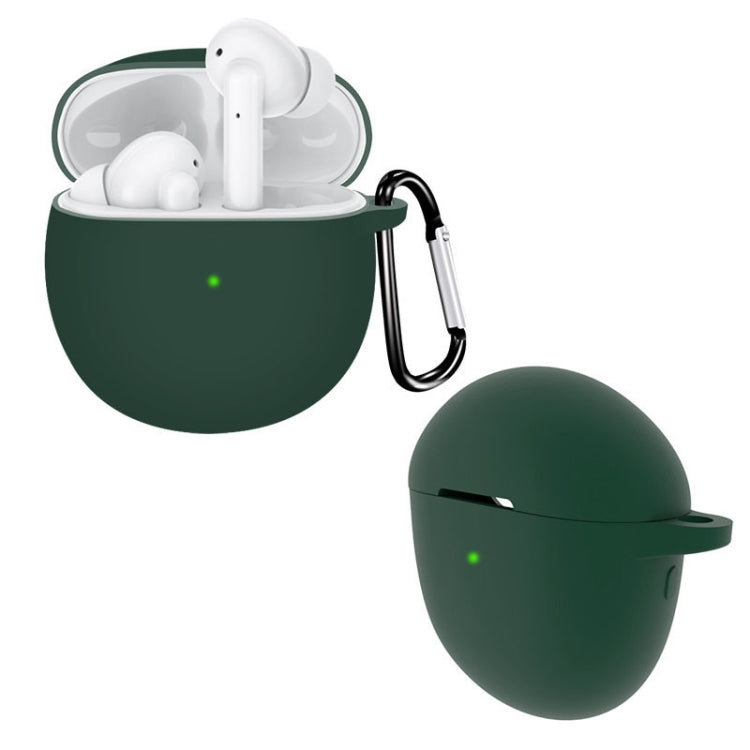 For Realme Buds Air 2 Pure Color Bluetooth Earphone Soft Silicone Protective Case With Hook
