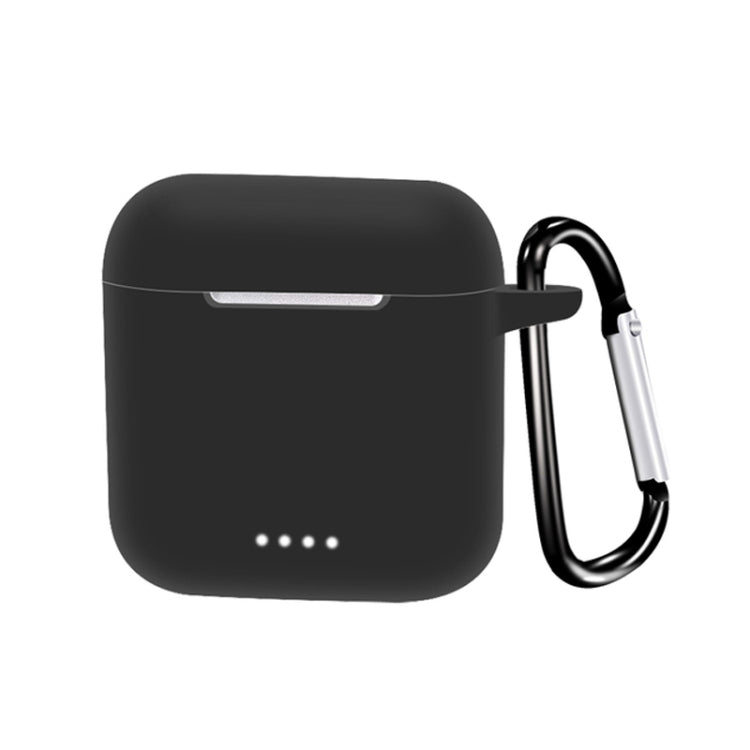 For Tozo T6 Pure Color Bluetooth Earphone Soft Silicone Protective Case With Hook