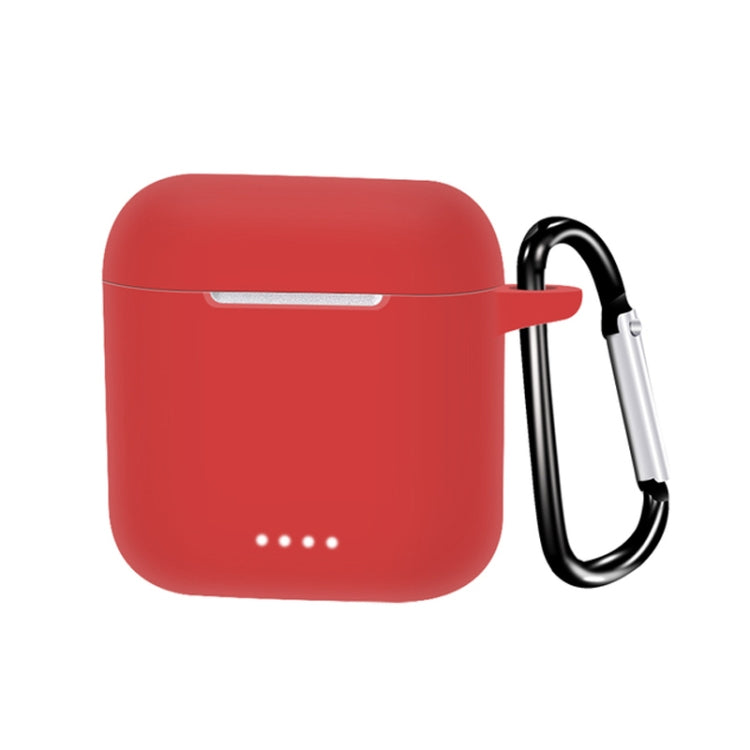 For Tozo T6 Pure Color Bluetooth Earphone Soft Silicone Protective Case With Hook