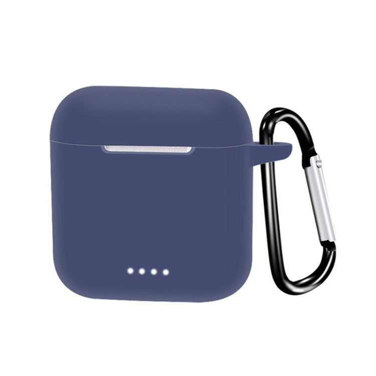 For Tozo T6 Pure Color Bluetooth Earphone Soft Silicone Protective Case With Hook