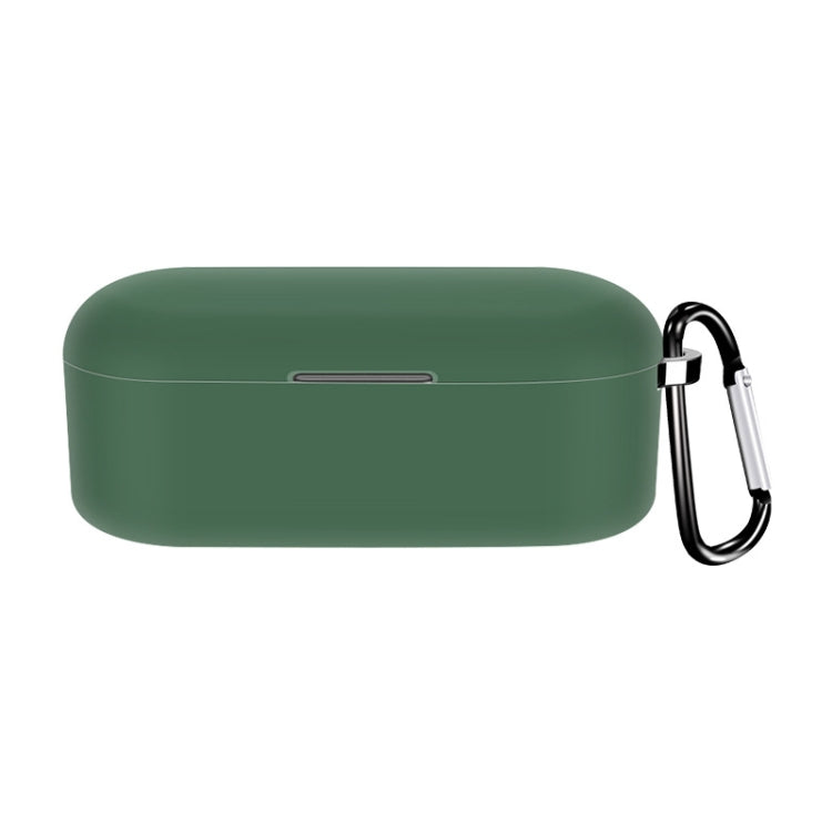 For Tozo T10 Pure Color Bluetooth Earphone Soft Silicone Protective Case With Hook