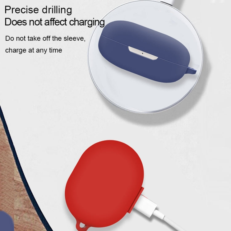 For Noise Air Buds Pure Color Bluetooth Earphone Soft Silicone Protective Case With Hook