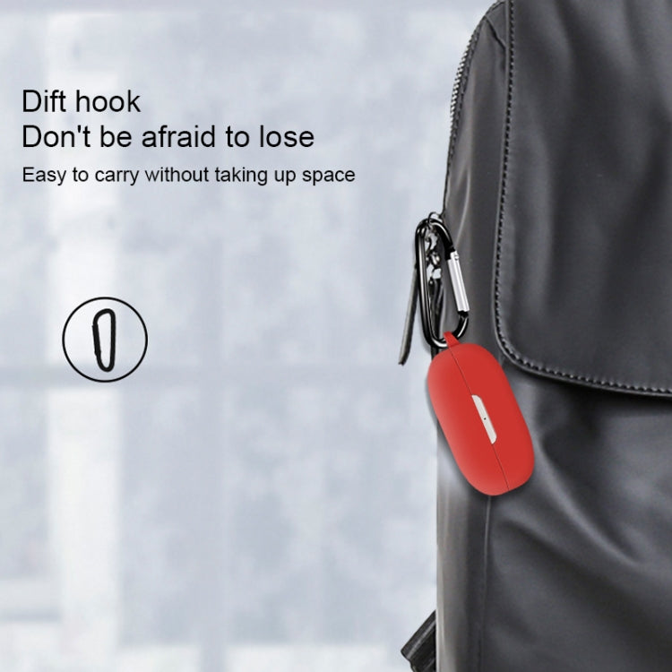 For Noise Air Buds Pure Color Bluetooth Earphone Soft Silicone Protective Case With Hook