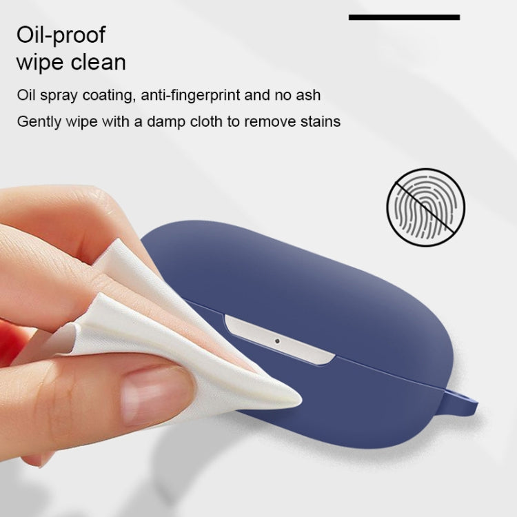 For Noise Air Buds Pure Color Bluetooth Earphone Soft Silicone Protective Case With Hook
