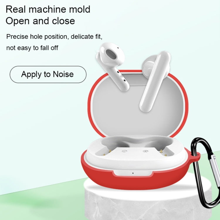 For Noise Air Buds Pure Color Bluetooth Earphone Soft Silicone Protective Case With Hook