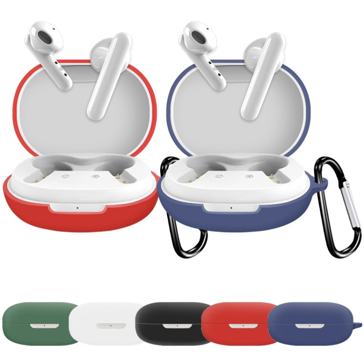 For Noise Air Buds Pure Color Bluetooth Earphone Soft Silicone Protective Case With Hook