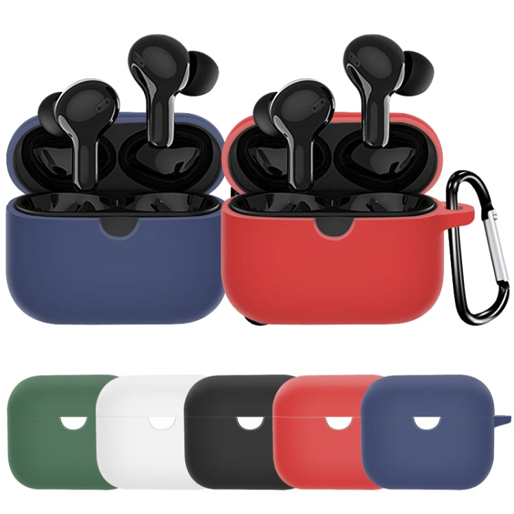 For Noise Air Buds+ Pure Color Bluetooth Earphone Soft Silicone Protective Case With Hook