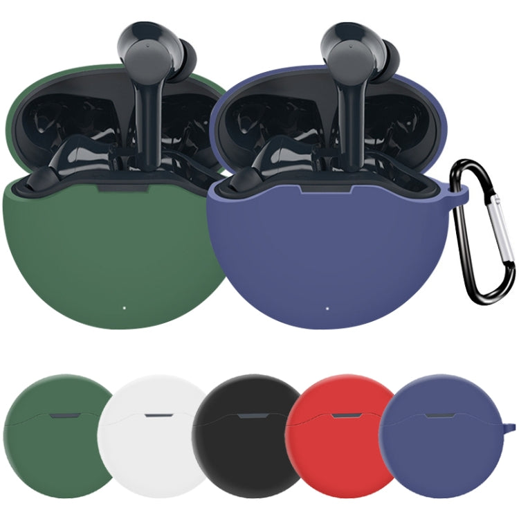 For Noise Buds VS303 Pure Color Bluetooth Earphone Soft Silicone Protective Case With Hook
