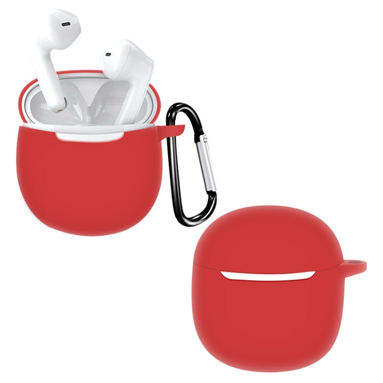For Xiaodu S1 Pure Color Bluetooth Earphone Soft Silicone Protective Case With Hook