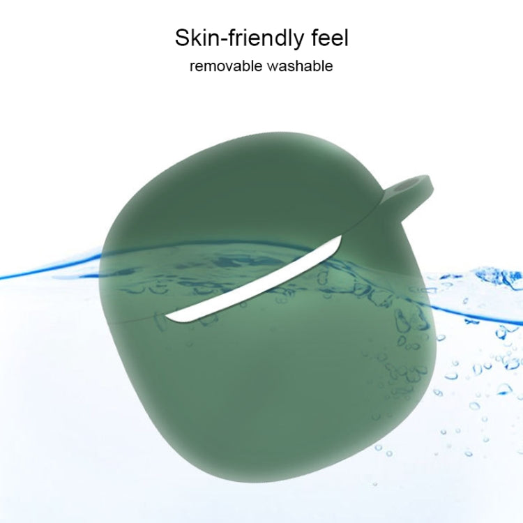 For Xiaodu S1 Pure Color Bluetooth Earphone Soft Silicone Protective Case With Hook