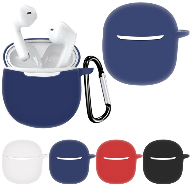 For Xiaodu S1 Pure Color Bluetooth Earphone Soft Silicone Protective Case With Hook