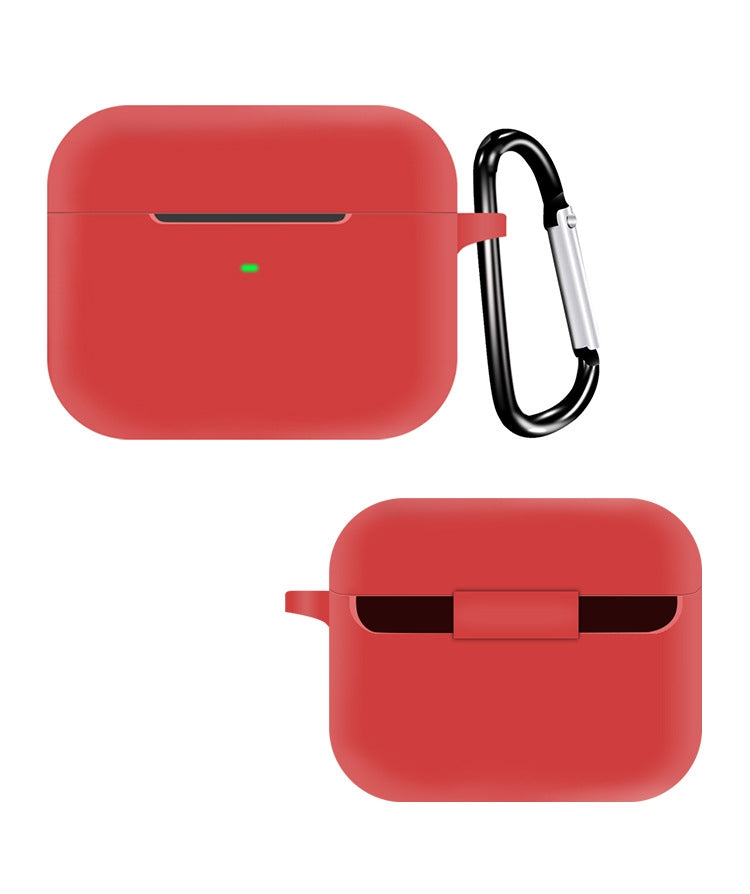 For Razer Hammerhead True Wireless X Pure Color Bluetooth Earphone Soft Silicone Protective Case With Hook