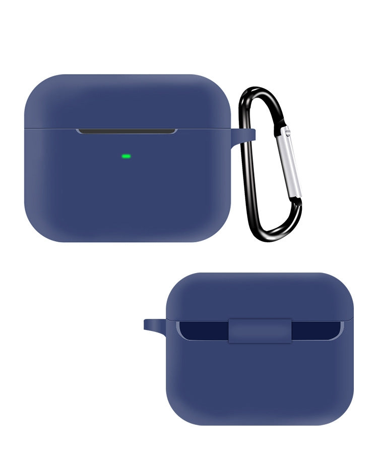 For Razer Hammerhead True Wireless X Pure Color Bluetooth Earphone Soft Silicone Protective Case With Hook