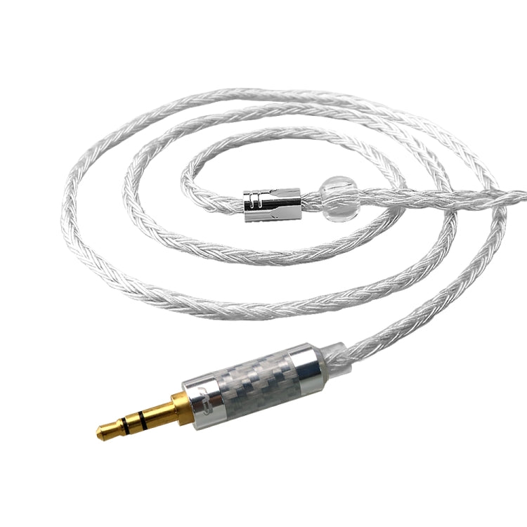 CVJ V3 1.2m 16 Cores Silver-plated 3.5mm Earphone Cable, Style:0.78mm