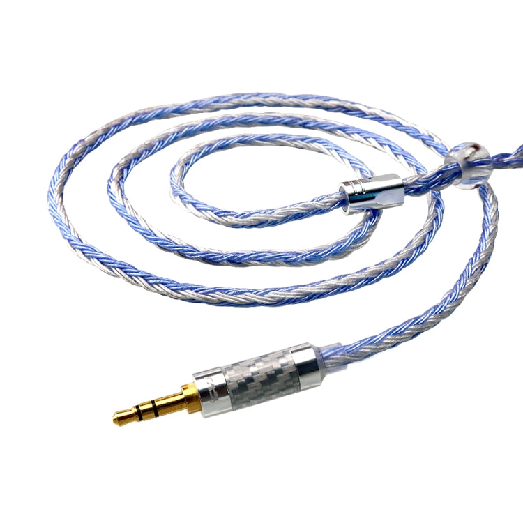 CVJ V3 1.2m 16 Cores Silver-plated 3.5mm Earphone Cable, Style:MMCX