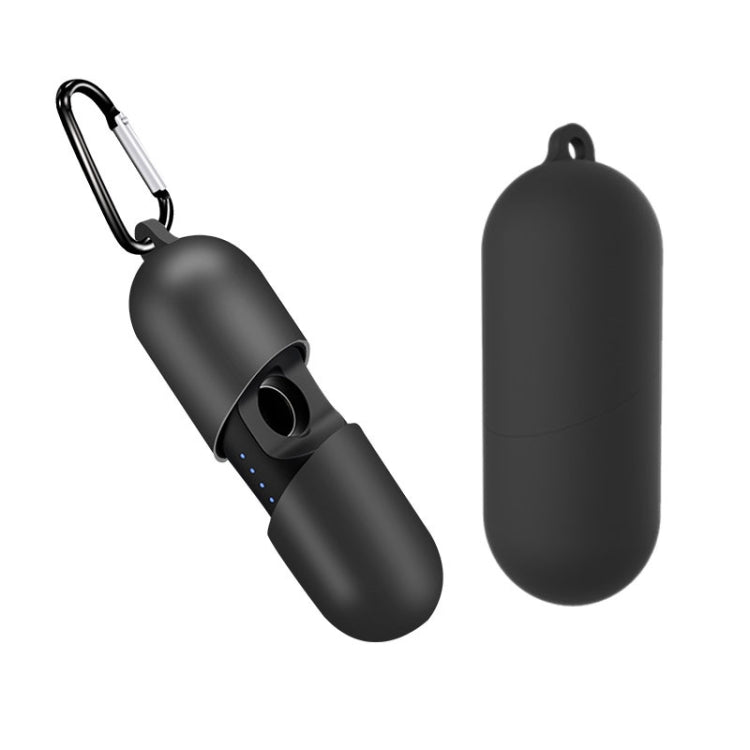 For Motorola MotoBuds 400 / VerveBuds 400 Pure Color Bluetooth Earphone Soft Silicone Protective Case With Hook