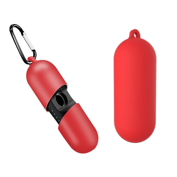 For Motorola MotoBuds 400 / VerveBuds 400 Pure Color Bluetooth Earphone Soft Silicone Protective Case With Hook