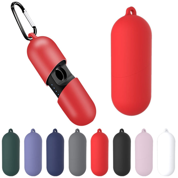 For Motorola MotoBuds 400 / VerveBuds 400 Pure Color Bluetooth Earphone Soft Silicone Protective Case With Hook