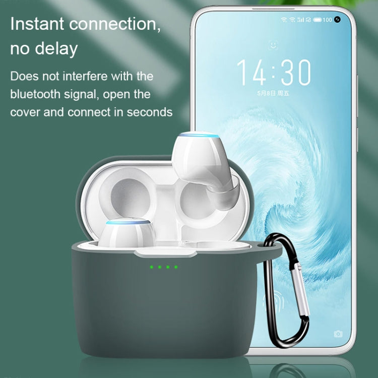 For Meizu POP 2 / 2S Pure Color Bluetooth Earphone Soft Silicone Protective Case With Hook