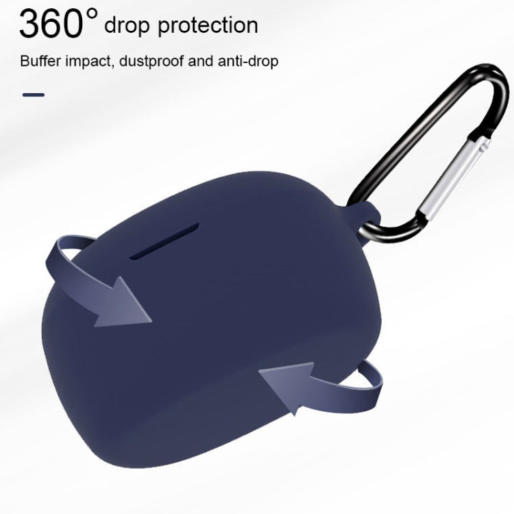 For Philips SHB2505 Pure Color Bluetooth Earphone Soft Silicone Protective Case With Hook