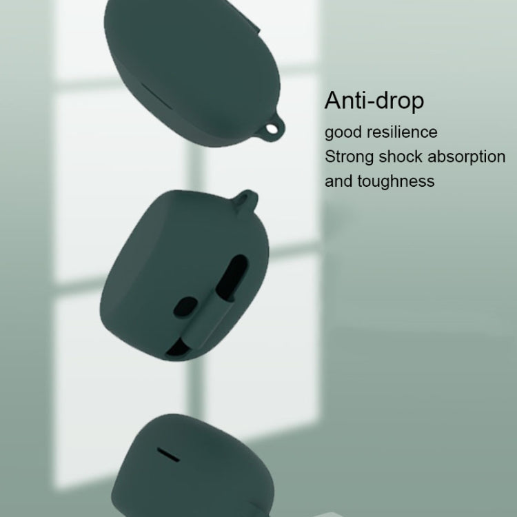 For Philips SHB2505 Pure Color Bluetooth Earphone Soft Silicone Protective Case With Hook