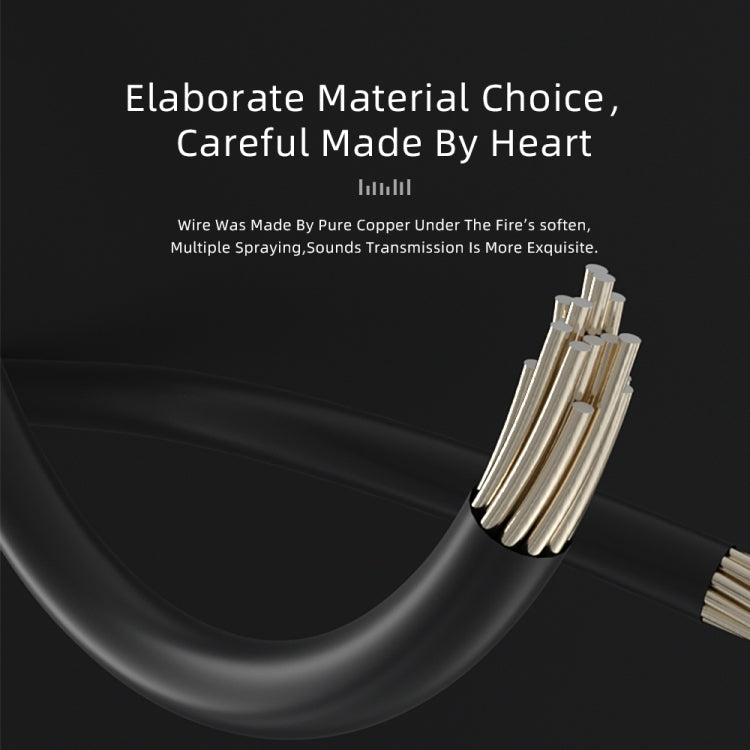 CVJ V6.TC 1.25m Type-C Digital Decoding Oxygen-free Copper Earphone Cable, Style:MMCX(Black)