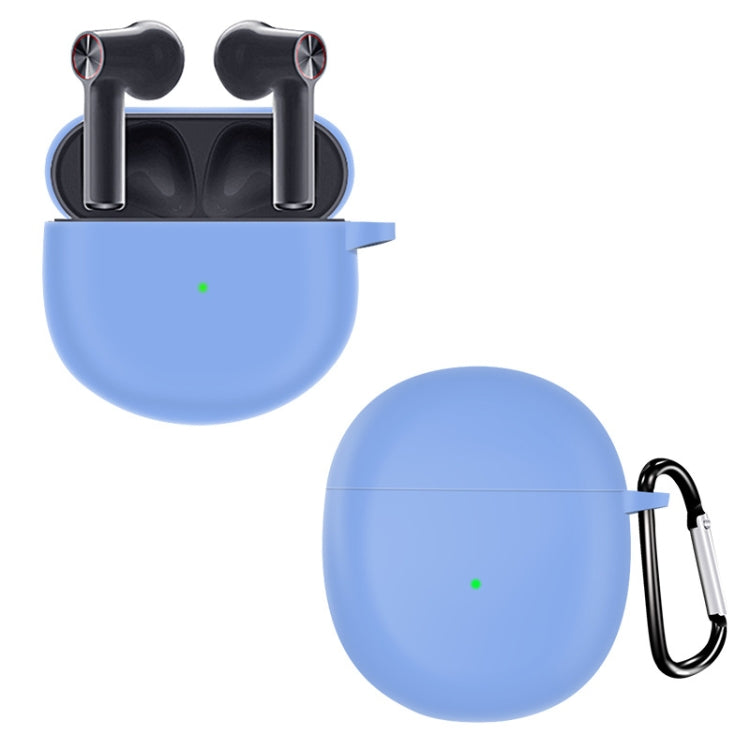 For OnePlus Buds Pure Color Bluetooth Earphone Soft Silicone Protective Case With Hook