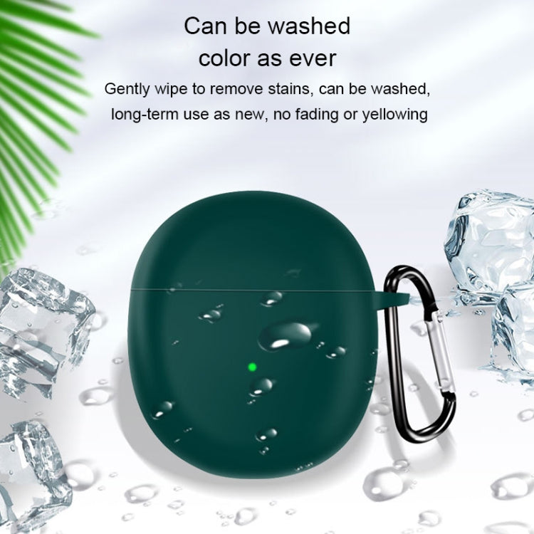 For OnePlus Buds Pure Color Bluetooth Earphone Soft Silicone Protective Case With Hook