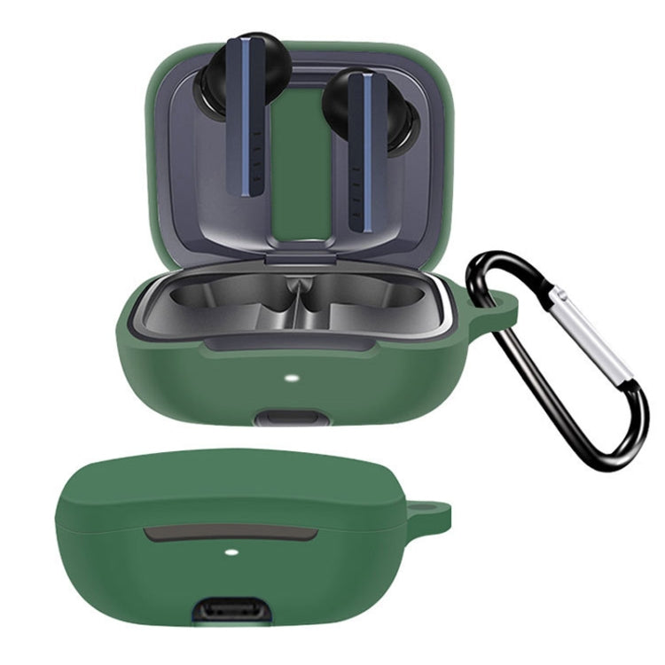 For FIIL CG Pro Pure Color Bluetooth Earphone Soft Silicone Protective Case With Hook