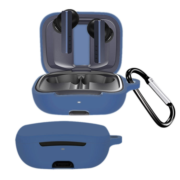 For FIIL CG Pro Pure Color Bluetooth Earphone Soft Silicone Protective Case With Hook