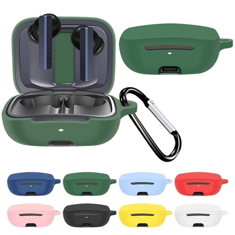 For FIIL CG Pro Pure Color Bluetooth Earphone Soft Silicone Protective Case With Hook