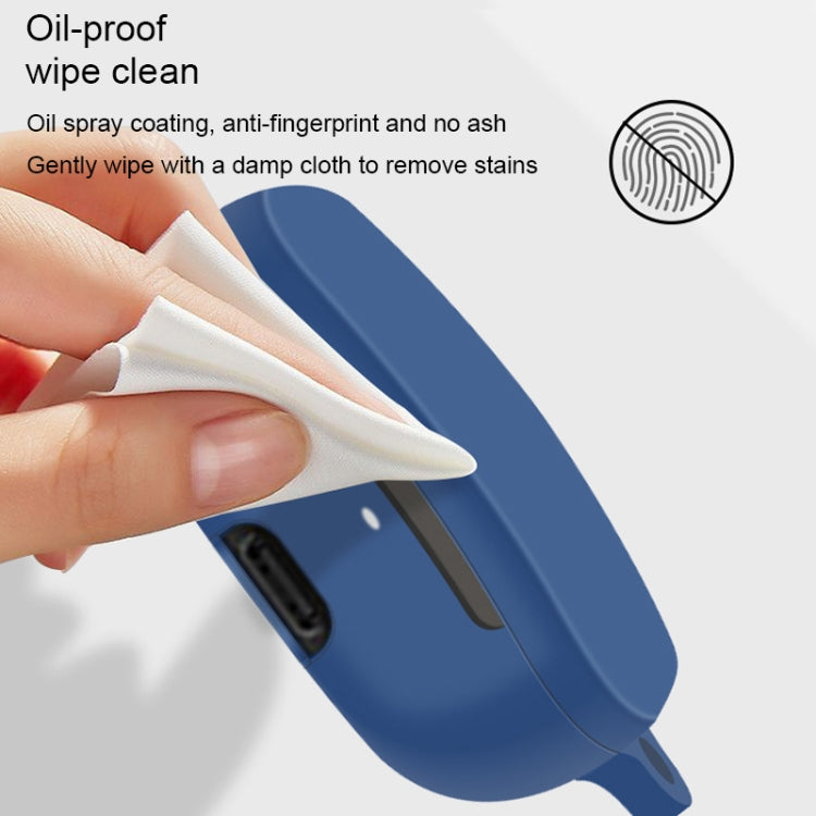 For FIIL CG Pro Pure Color Bluetooth Earphone Soft Silicone Protective Case With Hook