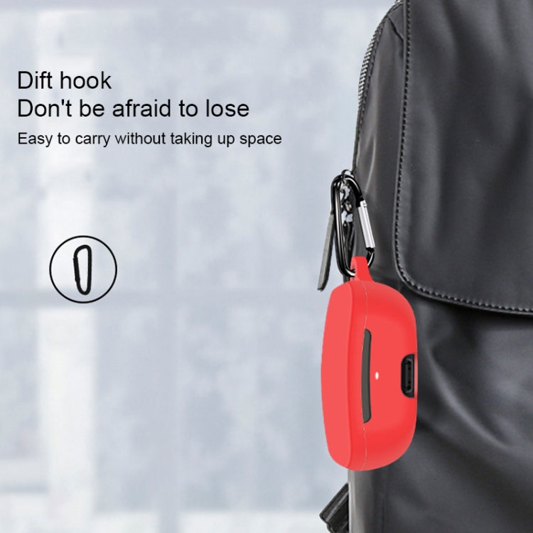 For FIIL CG Pro Pure Color Bluetooth Earphone Soft Silicone Protective Case With Hook