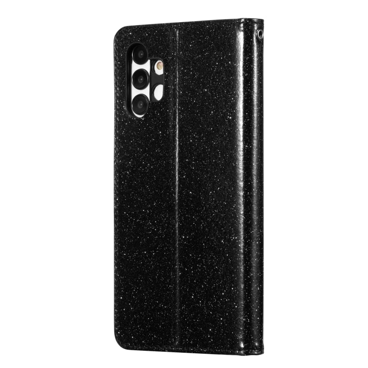 For Samsung Galaxy A13 Glitter Powder Love Leather Phone Case