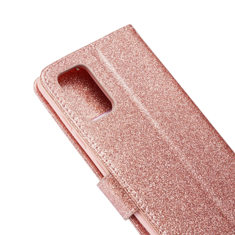 For Samsung Galaxy A51 Glitter Powder Love Leather Phone Case