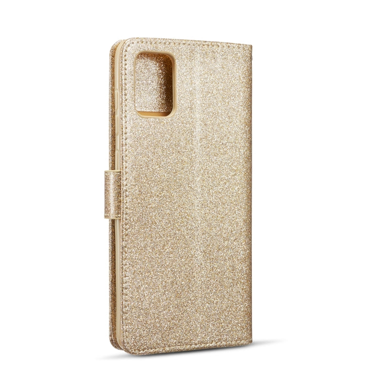 For Samsung Galaxy A51 Glitter Powder Love Leather Phone Case