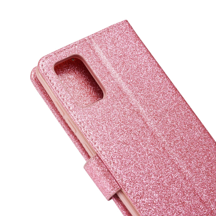 For Samsung Galaxy A51 Glitter Powder Love Leather Phone Case