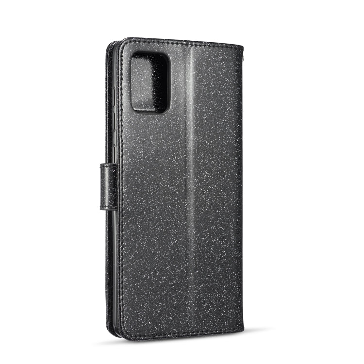 For Samsung Galaxy A51 Glitter Powder Love Leather Phone Case